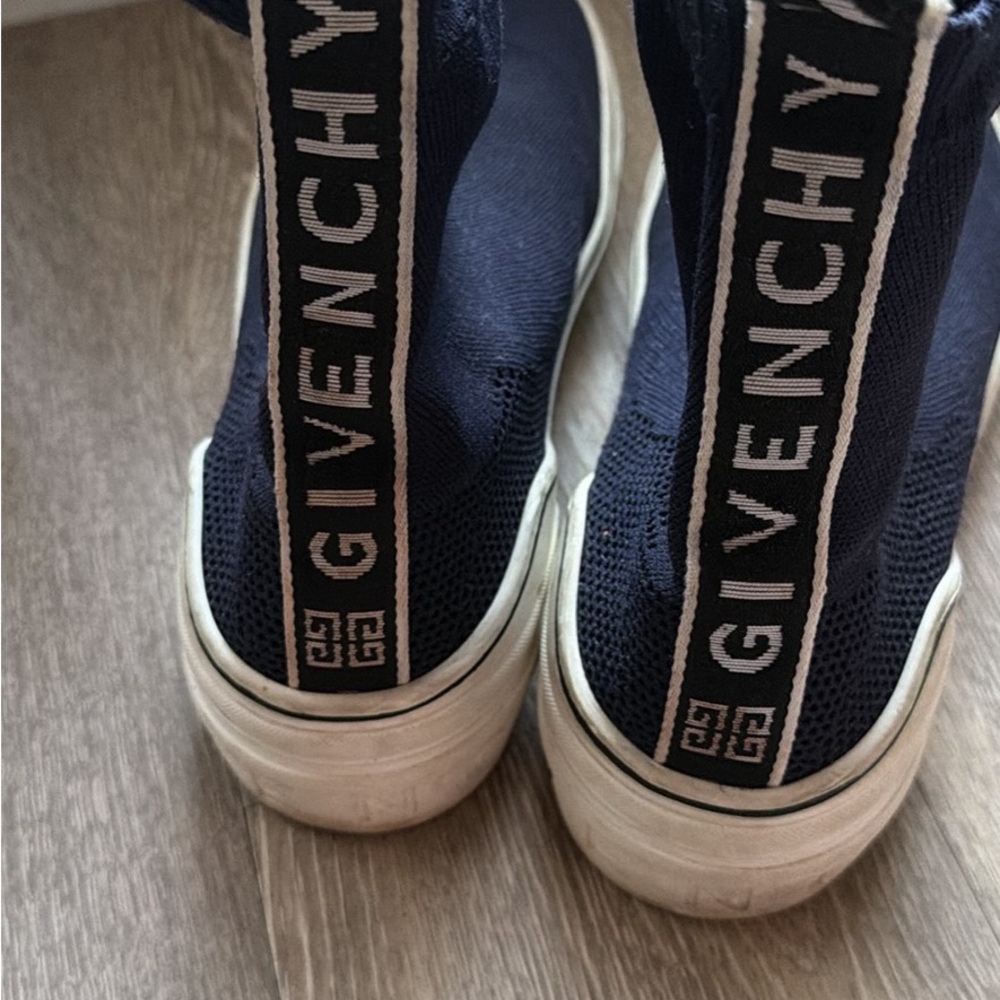 Givenchy Navy and White Sneakers
